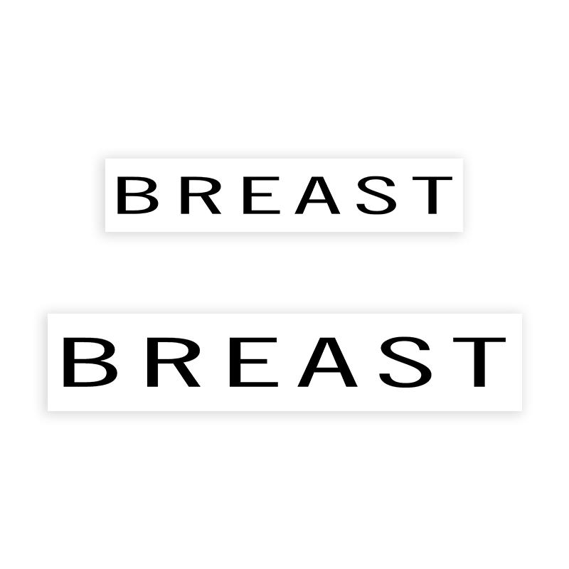 This BREAST stamp is easy to use w/ your choice of 2 sizes & 2 mount options, wood stamp or self-inking. Great for grocery stores, butchers & more!