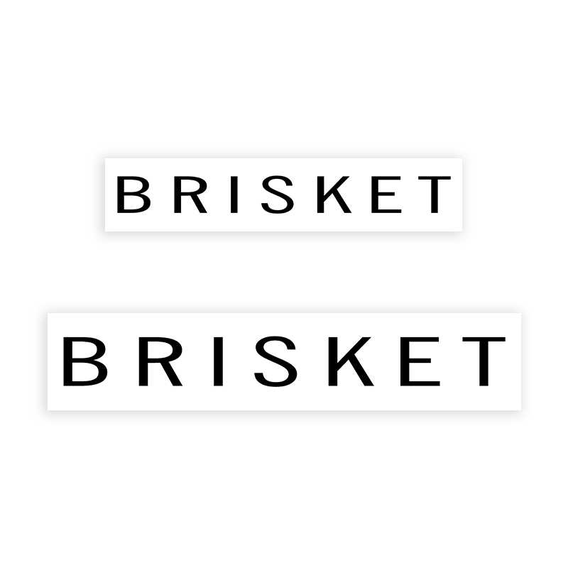 This BRSIKET stamp is easy to use w/ your choice of 2 sizes & 2 mount options, wood stamp or self-inking. Great for grocery stores, butchers & more!