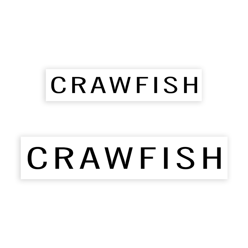 This CRAWFISH stamp is easy to use w/ your choice of 2 sizes & 2 mount options, wood stamp or self-inking. Great for grocery stores, butchers & more!