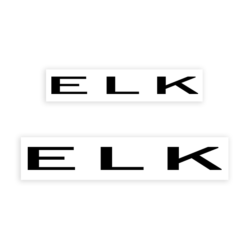 This ELK stamp is easy to use w/ your choice of 2 sizes & 2 mount options, wood stamp or self-inking. Great for grocery stores, butchers & more!