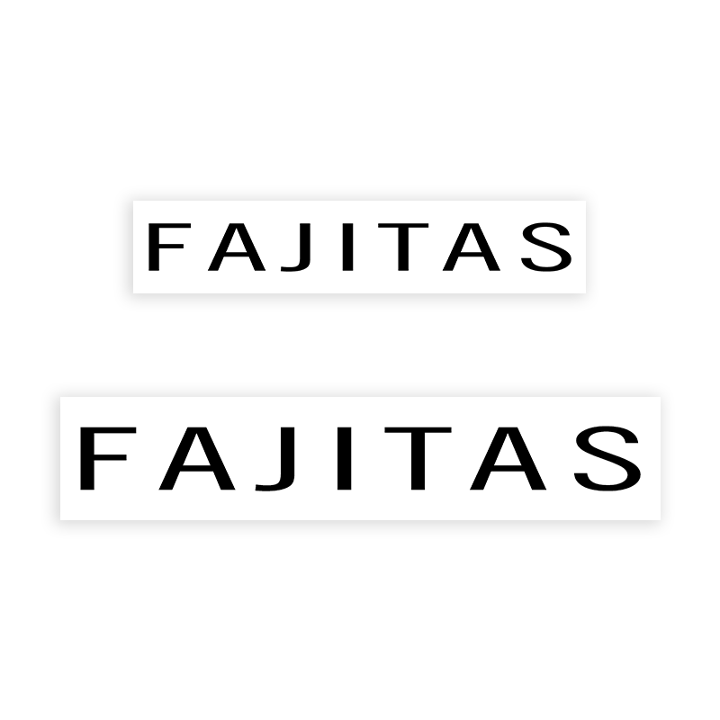 This FAJITAS stamp is easy to use w/ your choice of 2 sizes & 2 mount options, wood stamp or self-inking. Great for grocery stores, butchers & more!