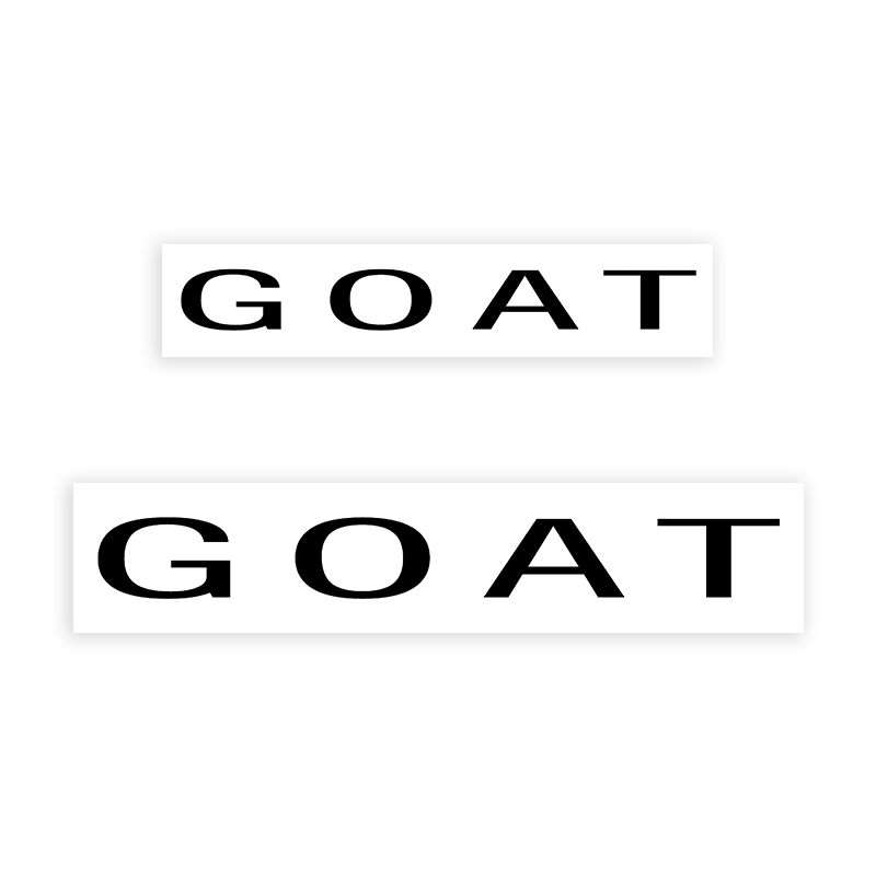 This GOAT stamp is easy to use w/ your choice of 2 sizes & 2 mount options, wood stamp or self-inking. Great for grocery stores, butchers & more!