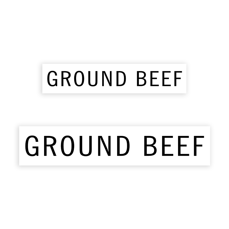 This GROUND BEEF stamp is easy to use w/ your choice of 2 sizes & 2 mount options, wood stamp or self-inking. Great for grocery stores, butchers & more!