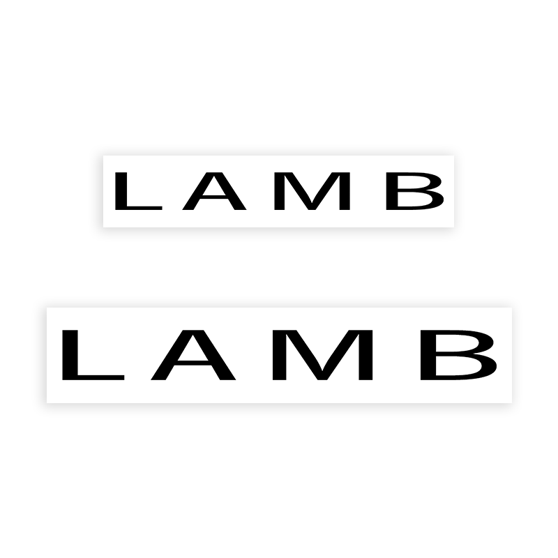 This LAMB stamp is easy to use w/ your choice of 2 sizes & 2 mount options, wood stamp or self-inking. Great for grocery stores, butchers & more!