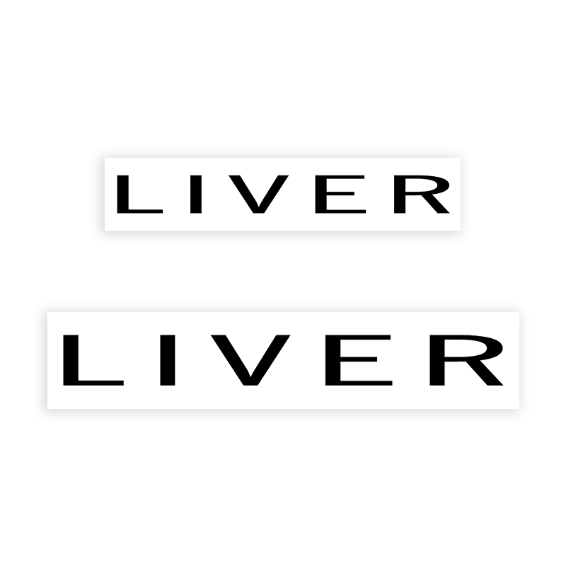 This LIVER stamp is easy to use w/ your choice of 2 sizes & 2 mount options, wood stamp or self-inking. Great for grocery stores, butchers & more!