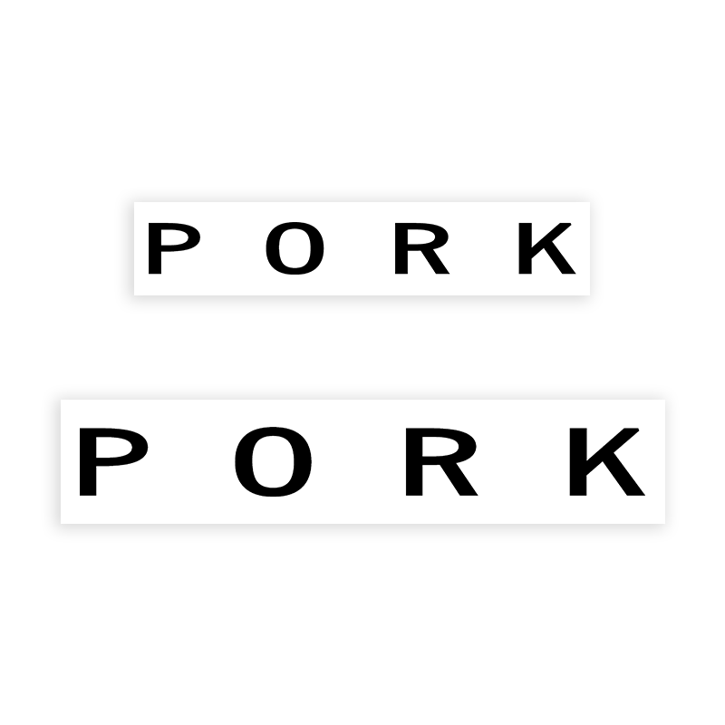 This PORK stamp is easy to use w/ your choice of 2 sizes & 2 mount options, wood stamp or self-inking. Great for grocery stores, butchers & more!