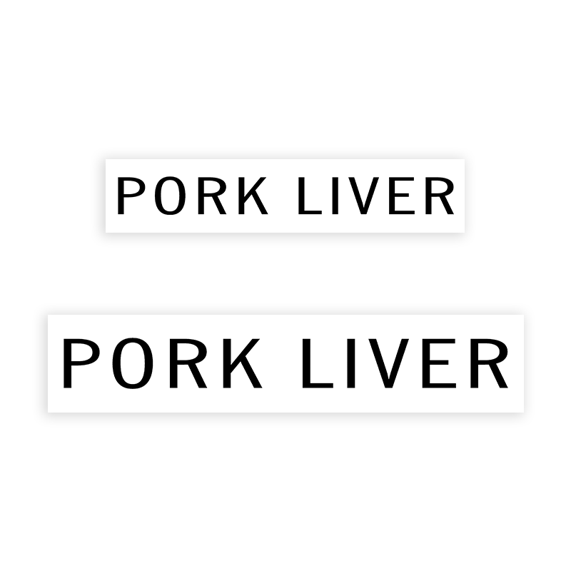 This PORK LIVER stamp is easy to use w/ your choice of 2 sizes & 2 mount options, wood stamp or self-inking. Great for grocery stores, butchers & more!