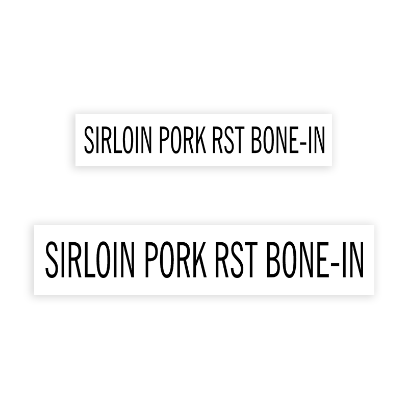 This SRLN PORK ROAST BI stamp is easy to use w/ your choice of 2 sizes & 2 mount options, wood stamp or self-inking. Great for grocery stores, butchers & more!