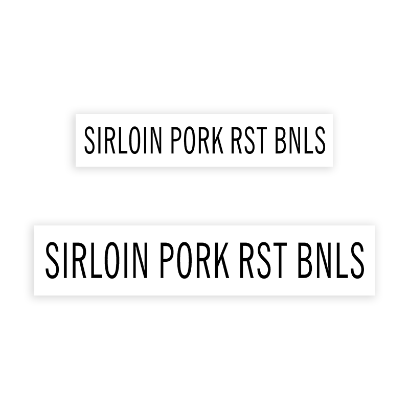 This SRLN PORK ROAST BNLS stamp is easy to use w/ your choice of 2 sizes & 2 mount options, wood stamp or self-inking. Great for grocery stores, butchers & more!