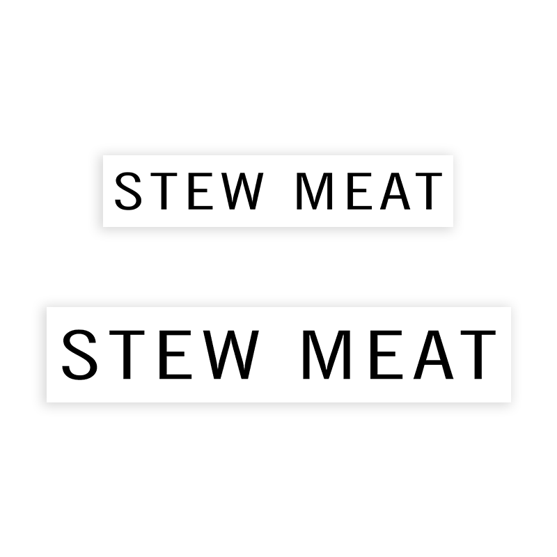 Stew Meat Stamp | Rubber Stamp Champ