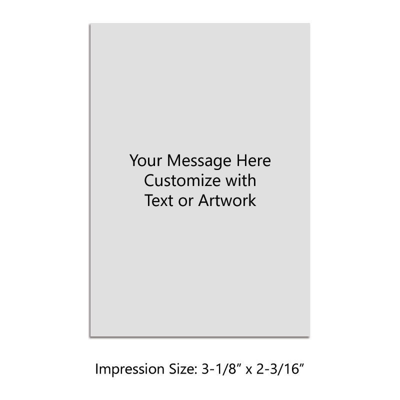 Design this 3-1/8” x 2-3/16” ChampFast XL-225 pre-inked stamp with up to 18 lines of text/art. Available in 3 ink colors and is an essential home/business tool.