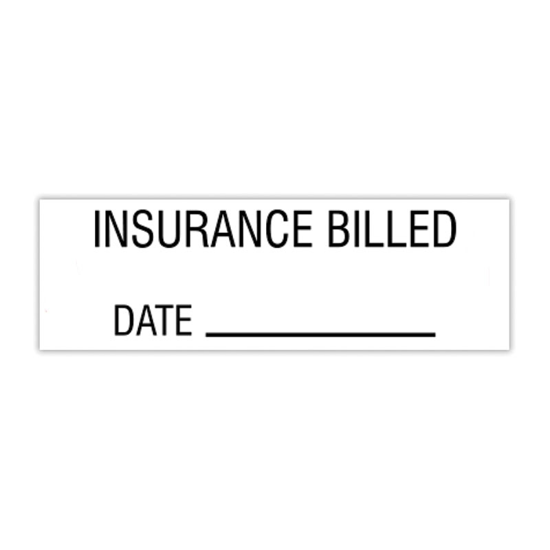 This INSURANCE BILLED w/ DATE self-inking stock stamp is customizable with 4 mount sizes and 5 standard or 6 premium ink colors. Orders over $100 ship free!