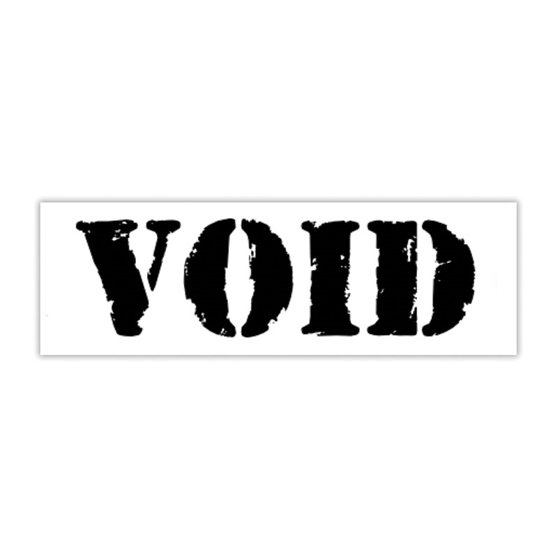 This VOID Solid self-inking stock stamp has 11 ink colors available for you to choose from as well as 4 different mount sizes. Orders over $75 ship free!