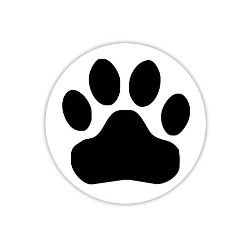 Pet paw print self-inking rubber stamp available in your choice of 4 sizes & 11 ink colors. Refillable. Fast & free shipping on orders $75 and over!