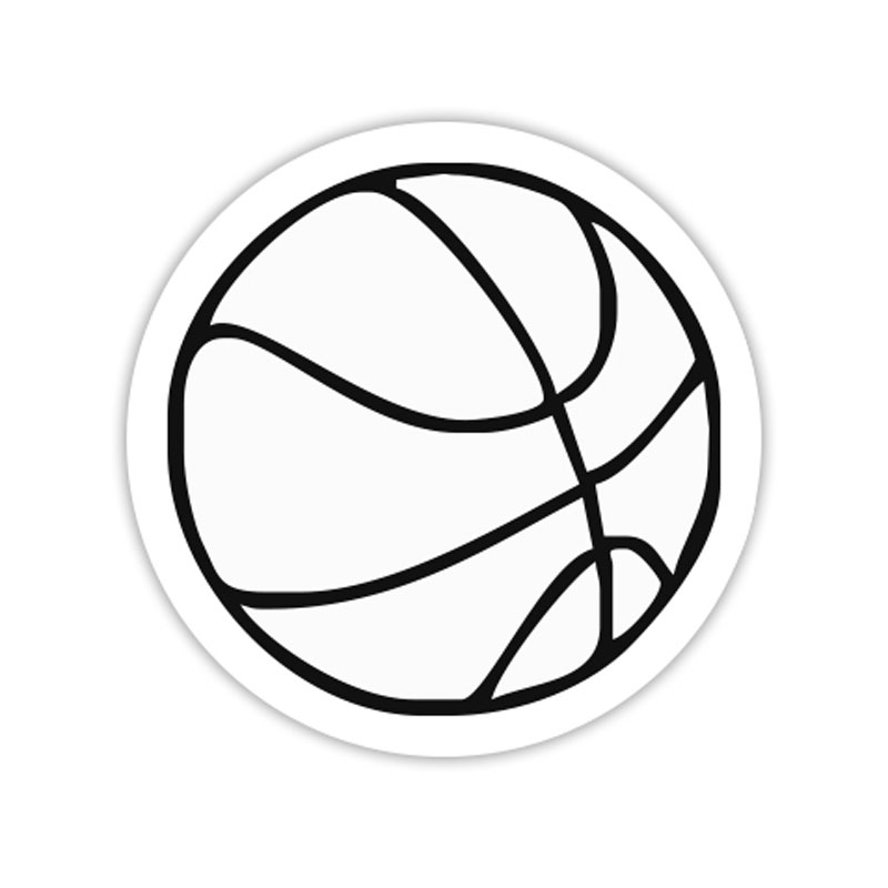 Basketball self-inking rubber stamp available in your choice of 4 stamp sizes and 11 ink colors. Re-ink with Ideal ink. Orders over $100 ship free!