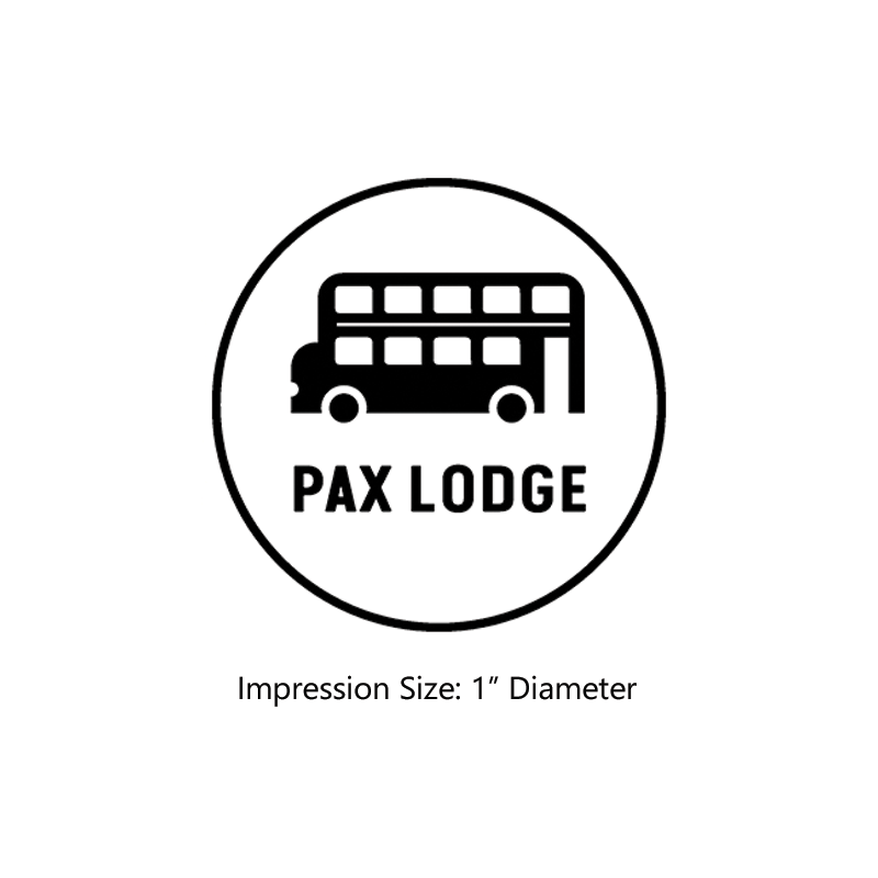 The 1" round Pax Lodge Icon stamp is approved by the WAGGGS Marketing Dept. & World Centre Managers & requires a separate ink pad. Orders over $75 ship free!