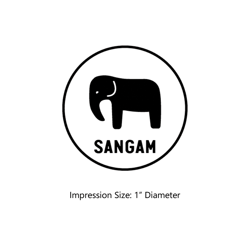 The 1" round Sangam Icon stamp is approved by the WAGGGS Marketing Dept. & World Centre Managers. Ink pad sold separately! Free shipping on orders over $75!