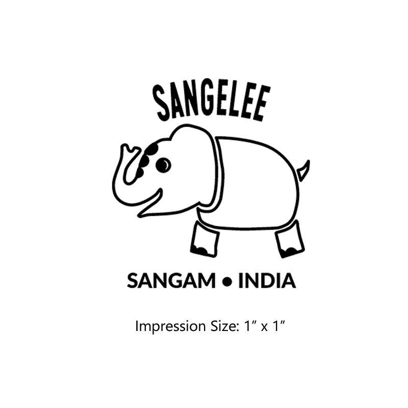 The 1" x 1" Sangam's Mascot stamp is approved by the WAGGGS marketing department & World Centre Managers. Ink pad sold separately! Orders over $75 ship free!