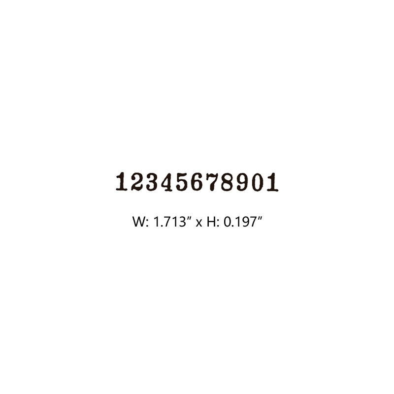 This 11-wheel automatic numbering stamp is made of the highest quality, ideal for repetitive & sequential numbering. Available in 3 ink colors & long-lasting!