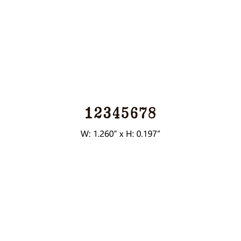 This 8-wheel LION automatic number has Roman style, 3/16" (14 pt.) font & 7 movement settings. Includes dry pad, ink & stylus. Fast & free shipping over $75!