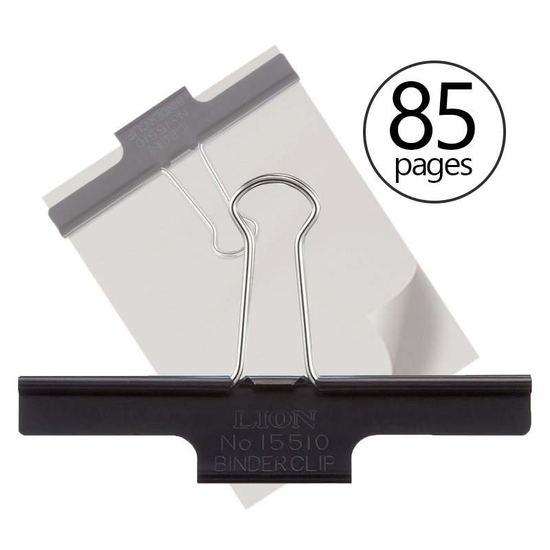 This 100mm (3.94") Extra Large Binder Clip holds 85 pages & makes for a great organizational tool for your home/office workspace. Orders over $75 ship free!