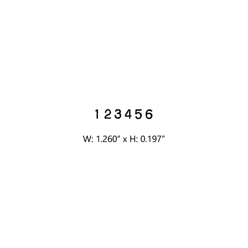 This 6-wheel LION automatic number is rubber faced for use w/ quick dry ink on non-porous surfaces. Includes dry pad, ink & stylus. Orders ship free over $75.