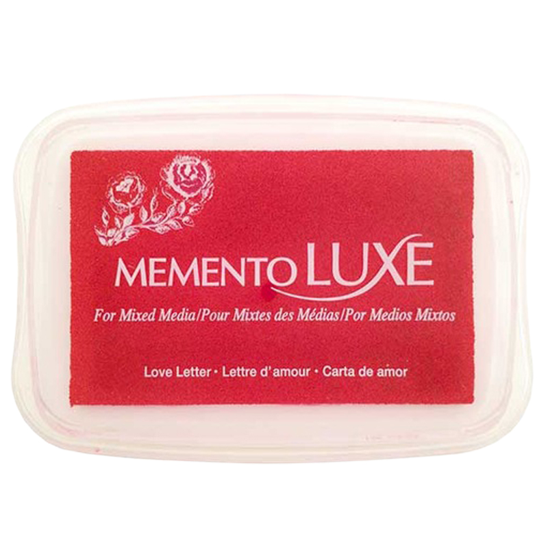 This 3-13/16" x 2-11/16" stamp ink pad comes in love letter, red, and is a rich bendable pigment excellent for many surfaces. Orders over $75 ship free!