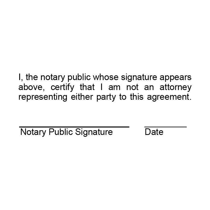 This notary public stamp informs your clients that you are not an attorney and cannot legally perform the duties of one. Orders over $75 ship free!