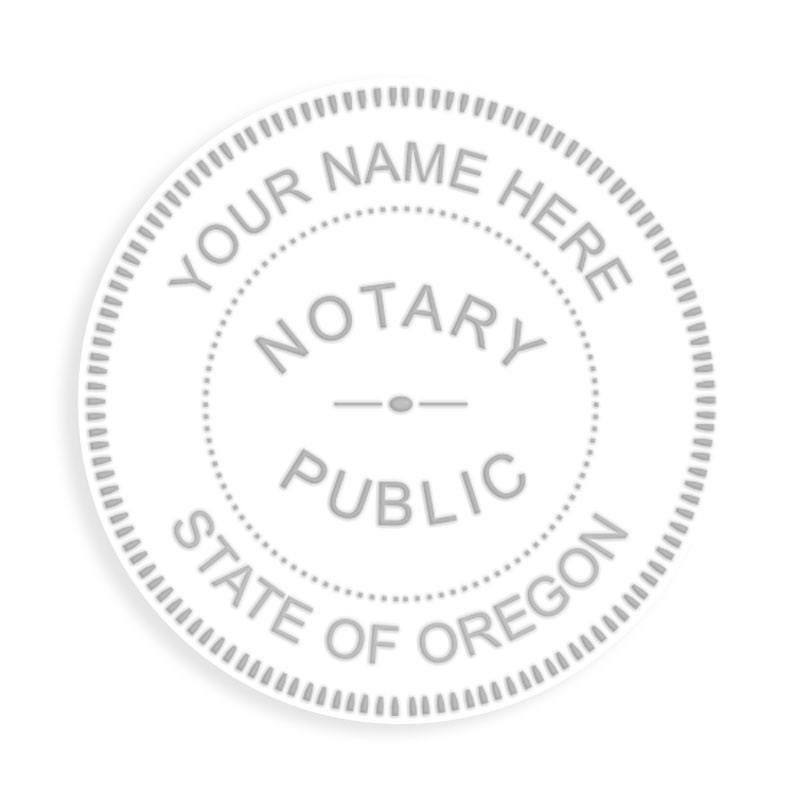 This notary public embosser for the state of Oregon meets state regulations and provides top quality embossed impressions. Orders over $100 ship free!