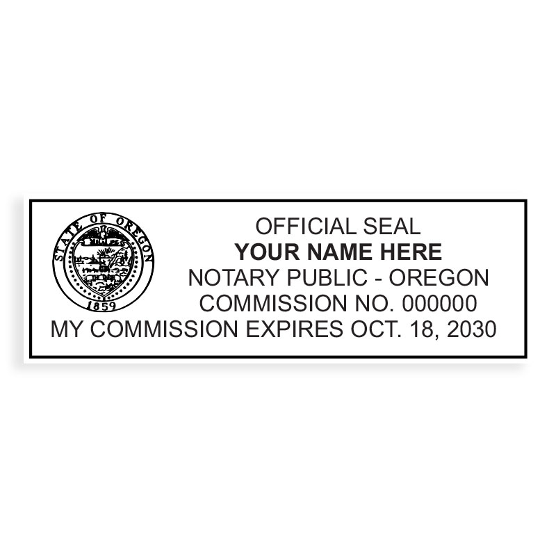 This top quality Oregon notary stamp ships in 1-2 days, meets all state requirements and is available on 5 mount choices. Free shipping on orders over $75!