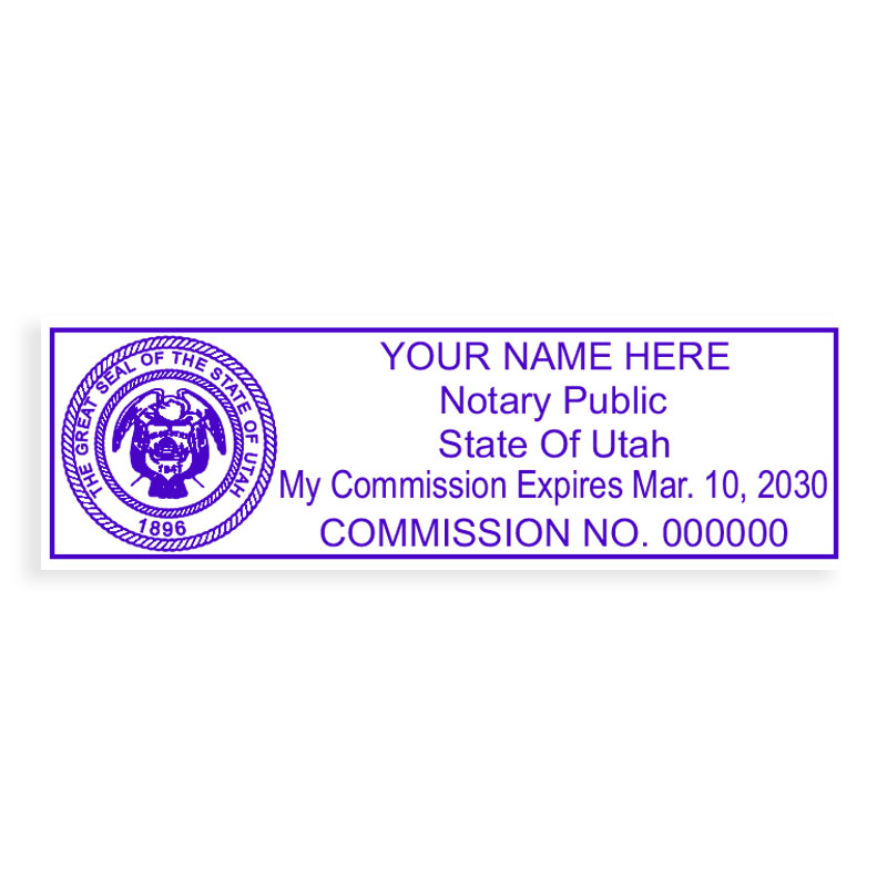 This top quality Utah notary stamp ships in 1-2 days, meets all state requirements and is available on 5 mount choices. Free shipping on orders over $75!