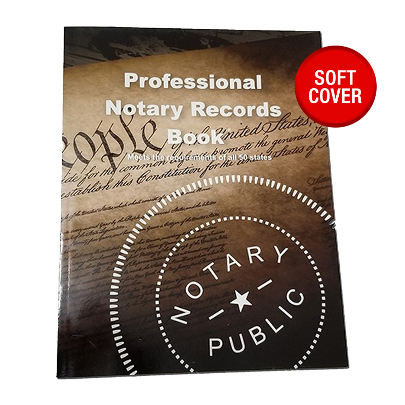 This Notary Record Book - Soft Cover holds 276 entries and adheres to all 50 state regulations. Fast and free shipping on orders $75 and over!