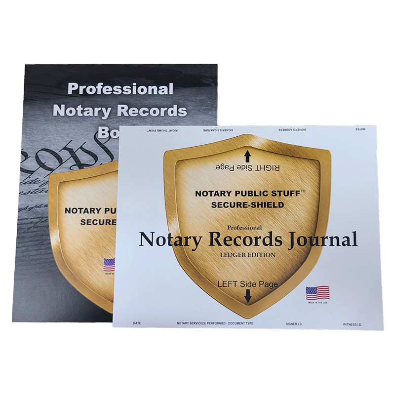 These Secure Shield - Privacy Protectors come in a 2 pack and great for full privacy of notary documents. Orders over $75 ship free!