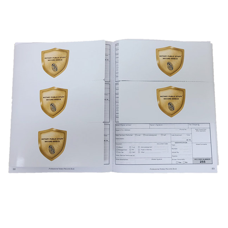 These Secure Shield - Privacy Protectors come in a 2 pack and great for full privacy of notary documents. Orders over $75 ship free!