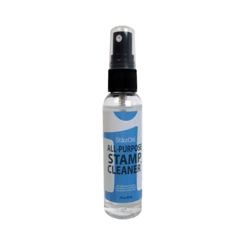 Convenient StazOn stamp spray is used for effective cleaning both water-based & solvent-based inks. Light lemon scent & no harsh odor! Free shipping over $100!