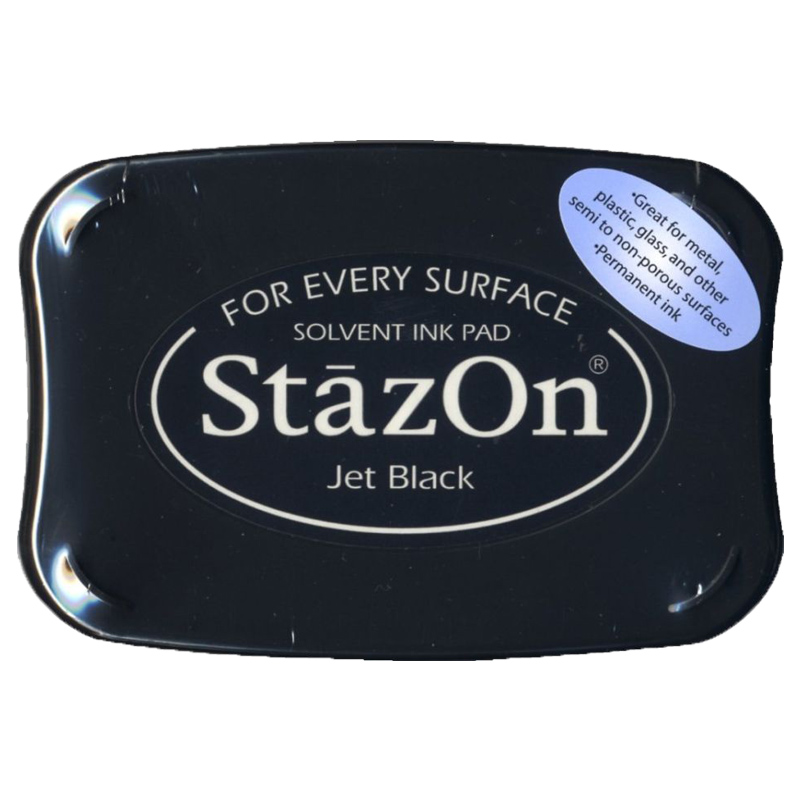 This standard ink pads adhere to paper, acrylic, metal, leather, shrink plastic, cellophane, plastic & glass. Avail. in 23 colors. Ships in 1-2 business days!