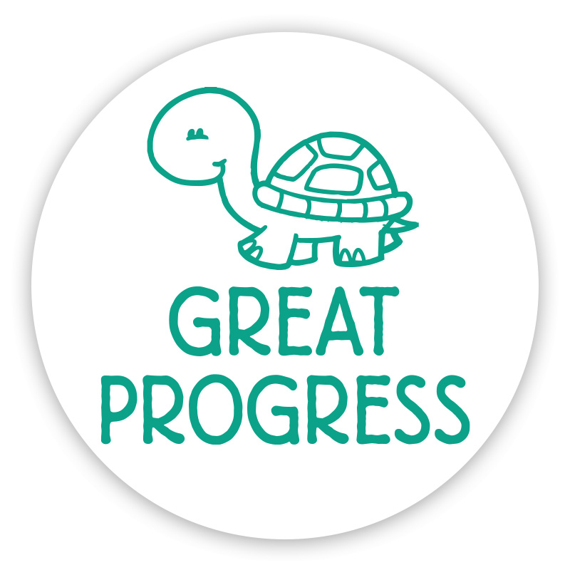 Great Progress Teacher Stamp | Rubber Stamp Champ