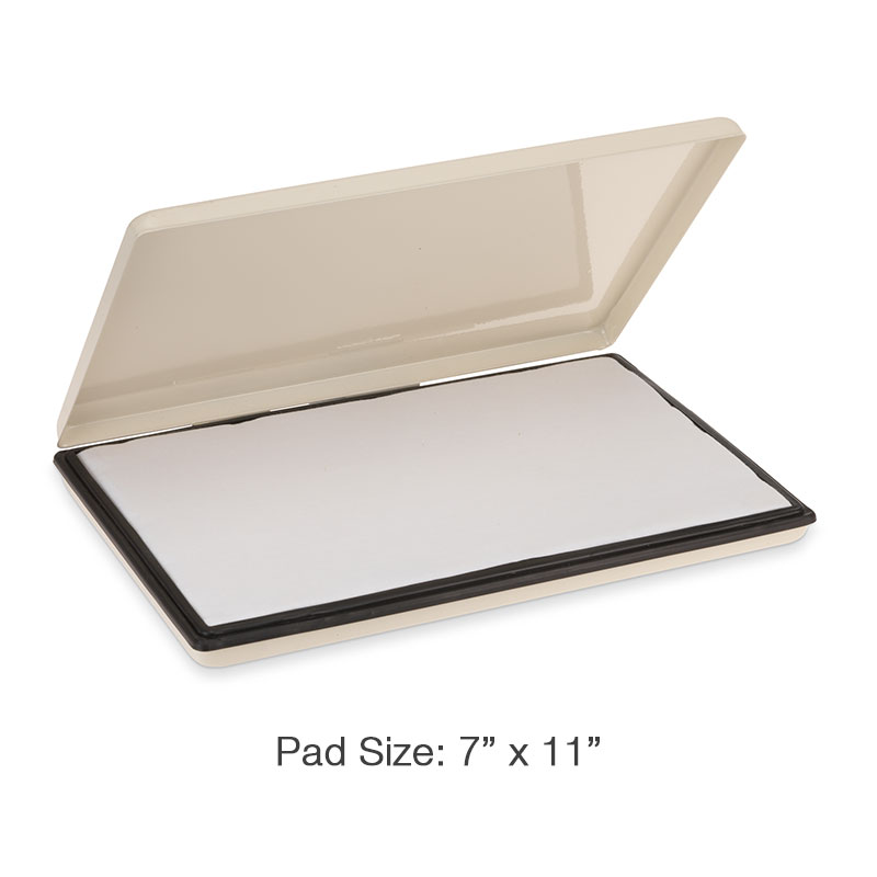 These Trodat heavy duty metal stamp pads, 7" x 11" are ideal for use w/ industrial permanent inks. Refill w/ water-based ink/waterproof ink. Orders over $100 ship free!