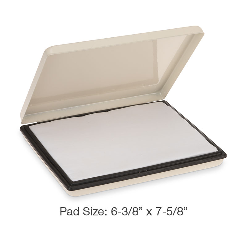 These Trodat heavy duty metal stamp pads, 6-3/8" x 7-5/8" are ideal for use w/ industrial permanent inks. Refill w/ water-based ink/waterproof ink. Orders over $100 ship free!