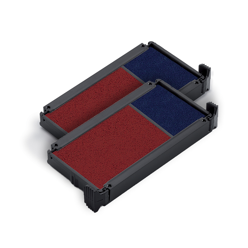 Offered in a pack of 2, these 2-colored Trodat replacement pads fit the 4912 office stamps and all Trodat stock stamps. Orders over $75 ships free!