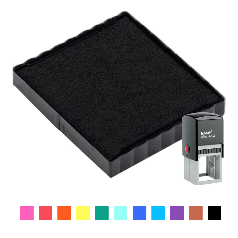 This Trodat 6/4724 2 color replacement pad comes in your choice of 11 ink colors! Fits Trodat model 4724 self-inking stamp. Orders over $75 ship free!