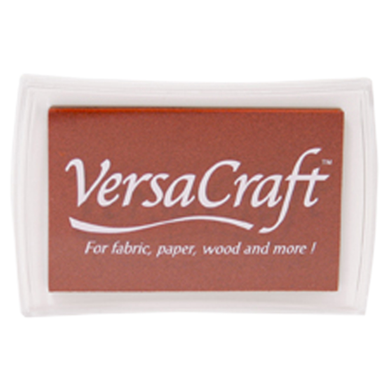 This 3-3/4" x 2-1/2" stamp pad comes in an chocolate brown and is ideal for fabrics and other porous surfaces. Acid Free. Orders over $75 ship free!