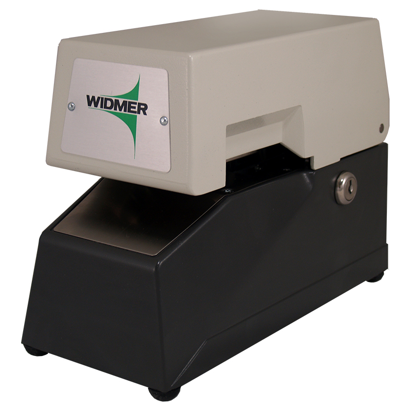 Widmer T-3 Electronic Time & Date Stamp is compact & offers a variety of features. Refillable w/ ribbon. Custom text die plates sold separately.