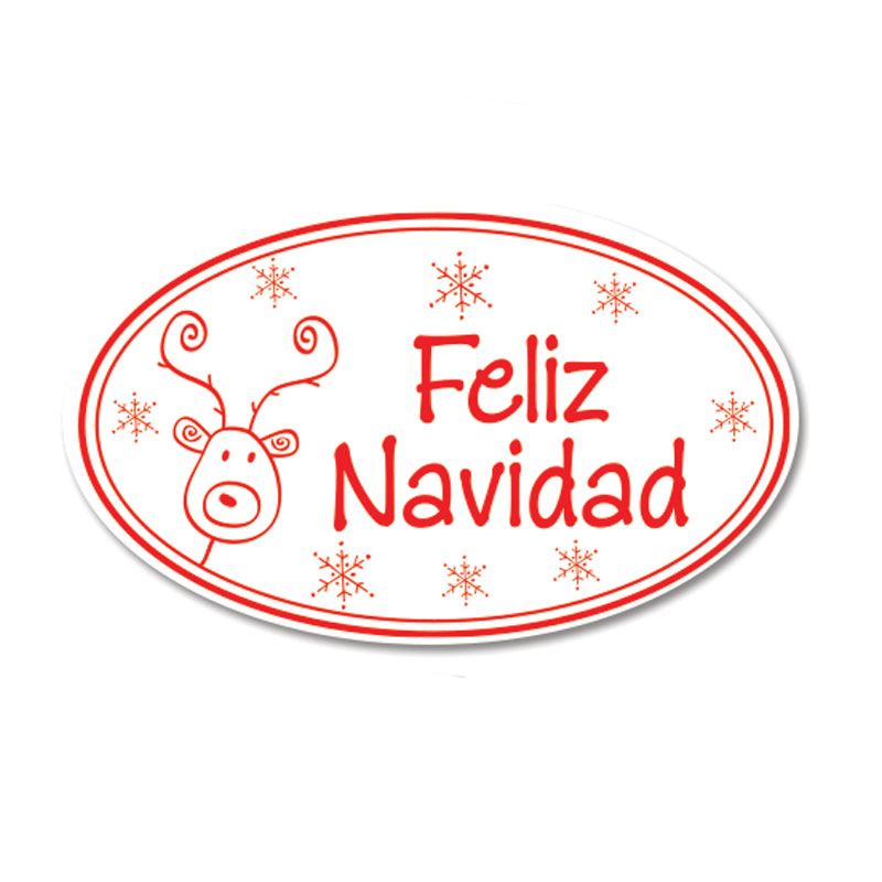 Assemble great holiday greeting cards and crafts with this lovely Feliz Navidad holiday stamp. Available in 11 ink colors. Orders over $100 ship free!