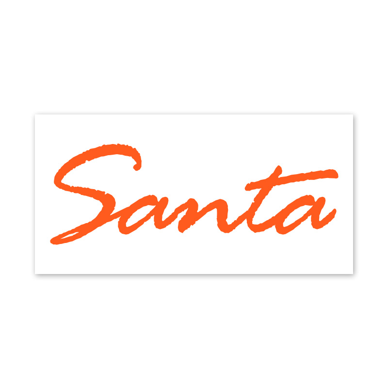 This Handwritten Santa Signature self-inking stamp comes in 4 size options and is available in your choice of 11 ink colors. Orders over $100 ship free!