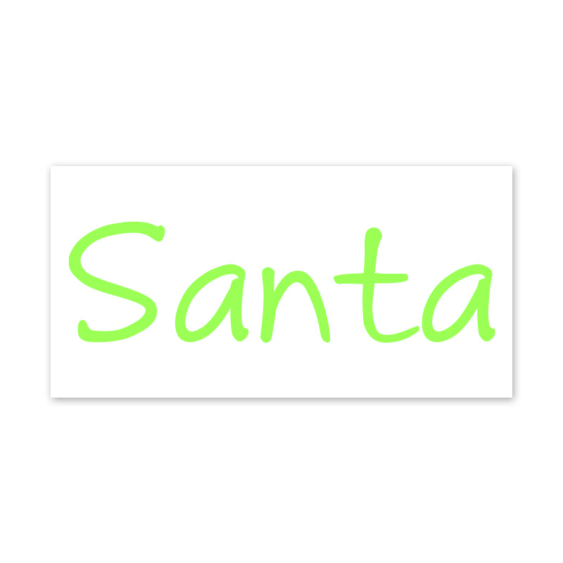 This Sans Serif Santa Signature self-inking stamp comes in 4 size options and is available in your choice of 11 ink colors. Orders over $75 ship free!