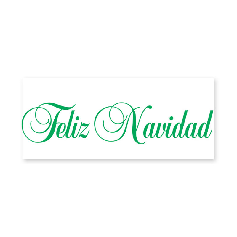 Use this self-inking fancy Feliz Navidad rubber stamp to personalize holiday cards & crafts. 11 ink color options. Free shipping on orders over $75!