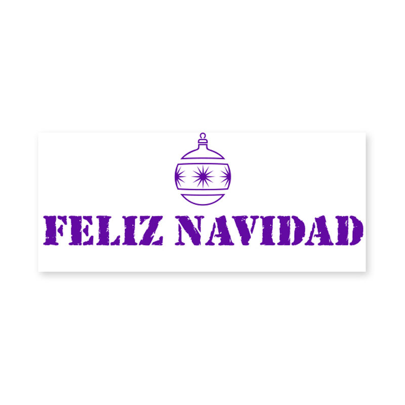 Stamp your holiday cards and notes using a self-inking Feliz Navidad holiday rubber stamp w/ 11 ink color options. Free shipping on orders over $75!