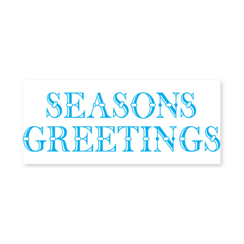 Send your holiday cards with some love using a self-inking bold Seasons Greetings stamp. Available in 11 ink colors & 2 sizes. Free shipping orders over $75!