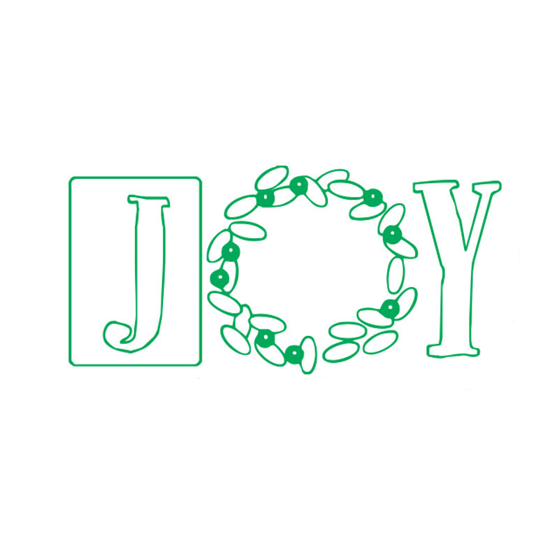 Spread some joy to all this holiday w/ the perfect self-inking Joy stamp, featuring a wreath in the middle. 11 ink color options. Order over $75 ship free!